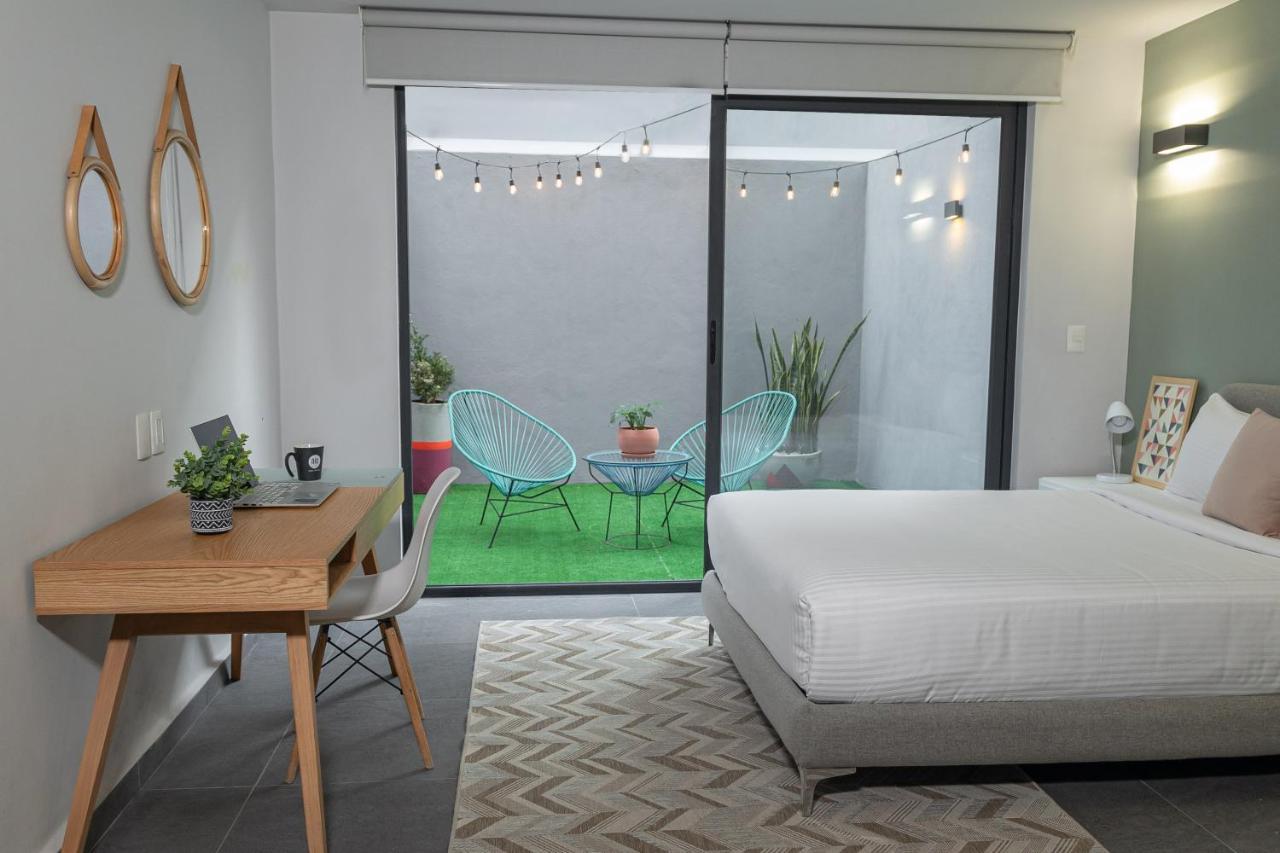 Niu Modern & Centric Lofts Apartment Mexico City Luaran gambar